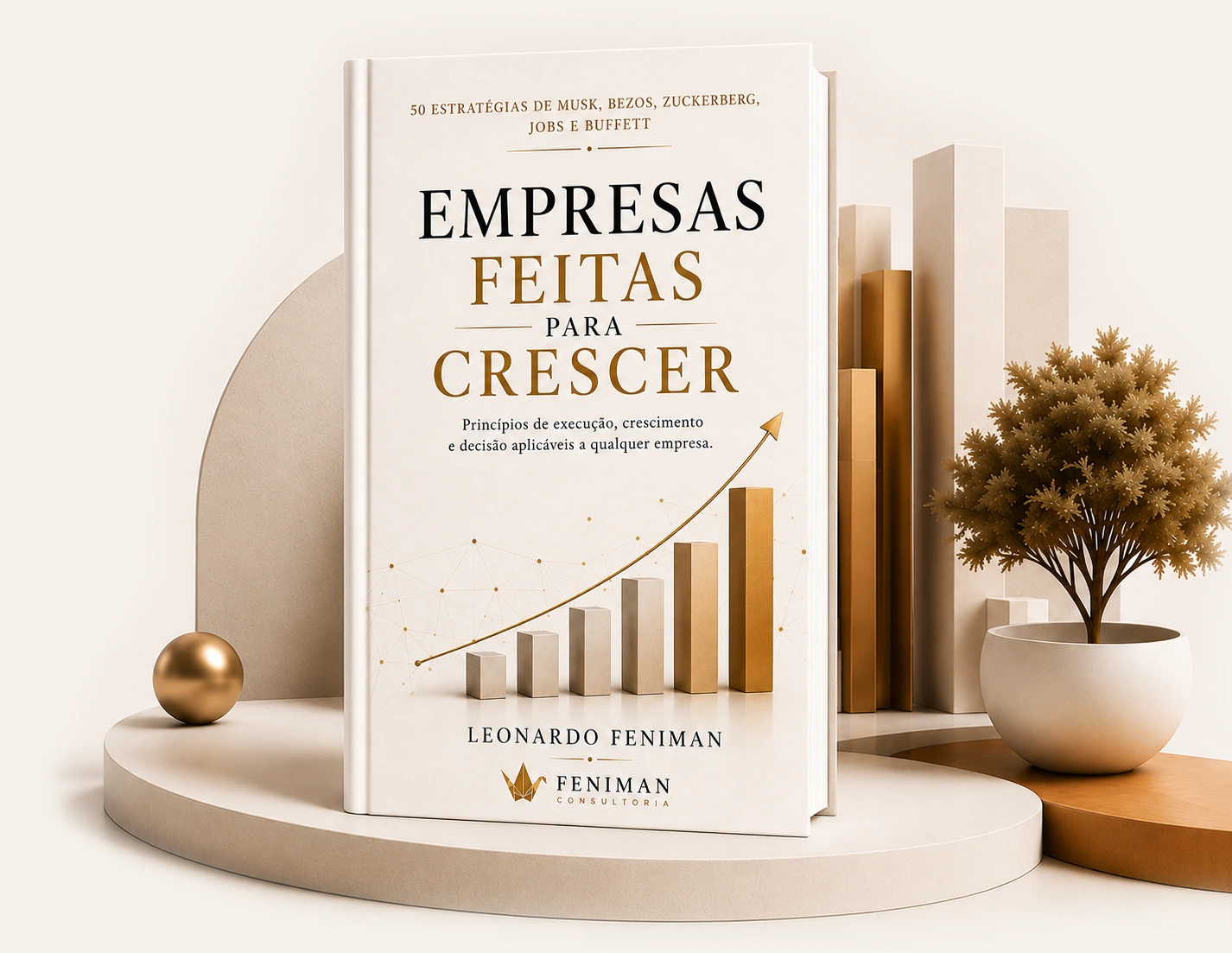 Capa do livro Empresas Feitas para Crescer